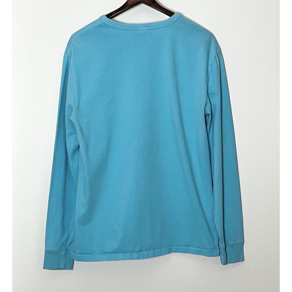 Champion Graphic T-Shirt Men's‎ Medium Blue Colorblock 90s Streetwear - Picture 3 of 4